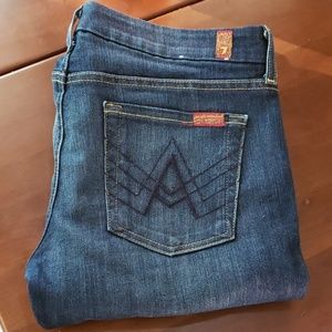 7 For All Man Kind "A Pocket" Women's Jean's-28x26